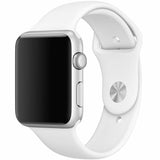 Apple Watch Sportarmband Silicon S/M, M/L 38,40,41 mm - weiß