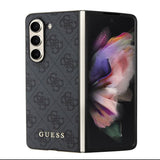 Guess 4G Charms Case für Samsung Galaxy Z Fold 5 - Grau