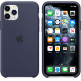 Original packaging MWYW2ZE/A Apple Silicone Cover for iPhone 11 Pro Max - Midnight Blue