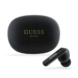 Guess Capsule ANC/ENC TWS Kabellose Ohrhörer Bluetooth Headset - Schwarz