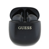 Guess Kabellose TWS -Ohrhörer Headset MIT Logo Wasserdicht IPX5 und Ladeetui - Schwarz