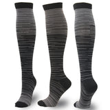 Compression Socks for Sports Performance & Muscle Recovery - Stylish Design