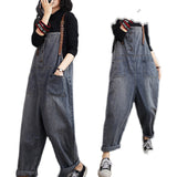 button jeans jumpsuit - 3