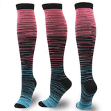 Compression Socks for Sports Performance & Muscle Recovery - Stylish Design