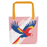 Spacious, Sturdy Tote Bag with print design - 15" x 15", Polyester fabric