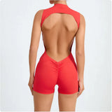 Backless yoga jumpsuit - 13