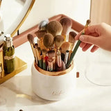 LuxeClean Dome Brush Holder: Stylish, Durable Makeup Organization Solution