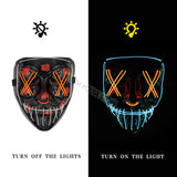 Glowing Halloween Fun: LED Mask for Unforgettable Spooky Nights