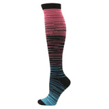 Compression Socks for Sports Performance & Muscle Recovery - Stylish Design