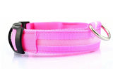 Adjustable Light Up LED Glowing Pet Collar for Dogs & Cats