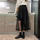 Donne Solid in stile coreano Skirt da donna