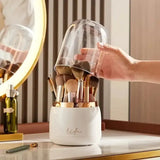 LuxeClean Dome Brush Holder: Stylish, Durable Makeup Organization Solution