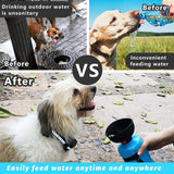 foldable dog water bottle - 2