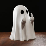 Halloween Middle Finger amor fantasma adornos