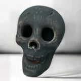 Fire Pit Skull, Halloween heat-resistant, Ceramic flame display