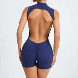 Backless yoga jumpsuit - 8