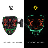 Glowing Halloween Fun: LED Mask for Unforgettable Spooky Nights