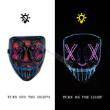 Glowing Halloween Fun: LED Mask for Unforgettable Spooky Nights