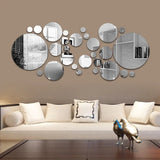 3D mirror wall sticker - 0