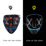 Glowing Halloween Fun: LED Mask for Unforgettable Spooky Nights