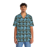 Men's Blue Palms Hawaiian Shirt