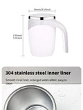 Automatic Stirring Coffee Mug | Rechargeable, Portable, Stainless Steel