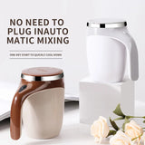 Automatic Stirring Coffee Mug | Rechargeable, Portable, Stainless Steel