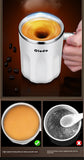 Automatic Smart Electric Coffee Cup: Portable Magnetic Milkshake Maker