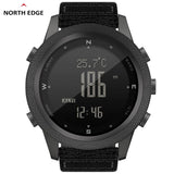 north edge apache 46 men digital watch outdoor sports running swimming outdoor sport watches altimeter barometer compass wr50m - 0