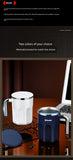 Automatic Smart Electric Coffee Cup: Portable Magnetic Milkshake Maker