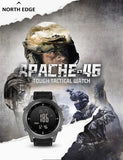 north edge apache 46 men digital watch outdoor sports running swimming outdoor sport watches altimeter barometer compass wr50m - 11