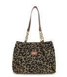 Bolsa de estampado de leopardo en negrita: elegante, duradero y perfecto para uso diario