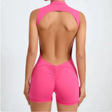 Backless yoga jumpsuit - 1