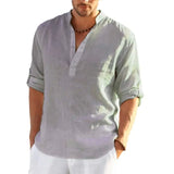 Linen Short Sleeve Shirt – Button Down for Summer Comfort and Casual