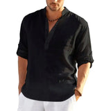 Linen Short Sleeve Shirt – Button Down for Summer Comfort and Casual