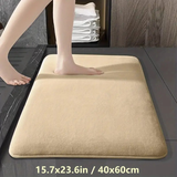 Absorbent Velvet Bathroom Floor Mat