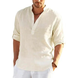 Linen Short Sleeve Shirt – Button Down for Summer Comfort and Casual