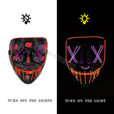 Glowing Halloween Fun: LED Mask for Unforgettable Spooky Nights