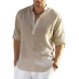 Linen Short Sleeve Shirt – Button Down for Summer Comfort and Casual