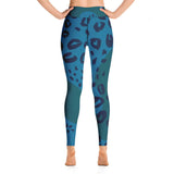 tropical leopard shark yoga leggings - 3