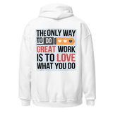 Hoodie with Slogan Print Graphic backside: Fleece, Fashionable, and Cozy