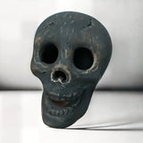 Fire Pit Skull, Halloween heat-resistant, Ceramic flame display