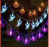 Halloween pumpkin lamp string
LED light string
Halloween decorations
Battery-operated lights
Festive string lights
Pumpkin and ghost pendants
Indoor use only
Room decorations
Lightweight hanging lights
Versatile holiday decor
Multi-style lamp set
Battery box included
Non-waterproof lights
Ideal for events and festivals