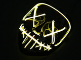 Glowing Halloween Fun: LED Mask for Unforgettable Spooky Nights