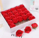 LoveBloom™ Valentine's Day Soap Flower Gift Box – Romantic Floral Soap Arrangement