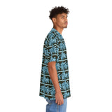 Men's Blue Palms Hawaiian Shirt