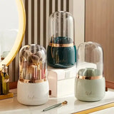 LuxeClean Dome Brush Holder: Stylish, Durable Makeup Organization Solution