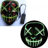 Glowing Halloween Fun: LED Mask for Unforgettable Spooky Nights