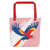 Spacious, Sturdy Tote Bag with print design - 15" x 15", Polyester fabric